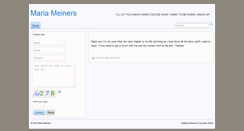 Desktop Screenshot of mariameiners.com